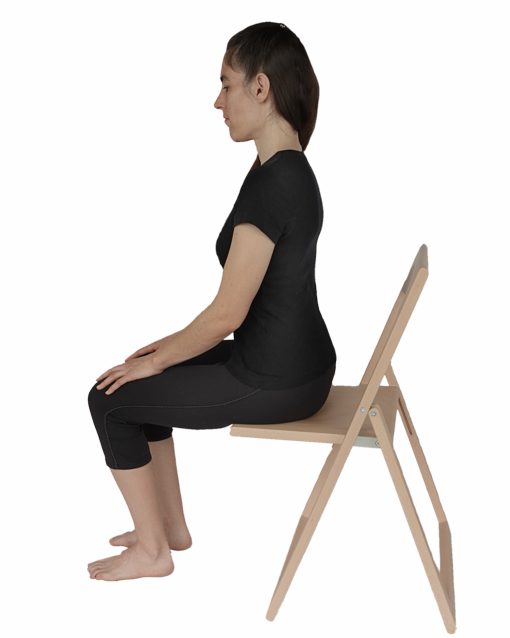 meditationshaltung sitzen stuhl